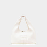 MARC JACOBS The Sack Large white leather bag