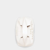 MARC JACOBS The Sack Large white leather bag