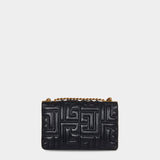 Balmain 1945 Quilted Lambskin Soft Bag