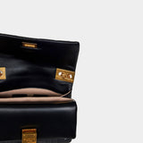 Balmain 1945 Quilted Lambskin Soft Bag