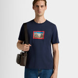 BALLY 復古明信片印花短袖 T-Shirt