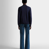 BALLY Wool Long Sleeve Polo Shirt
