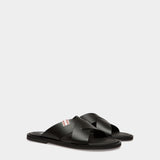 BALLY GLIDE CROSS STRAP SLIPPER