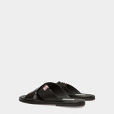 BALLY GLIDE CROSS STRAP SLIPPER