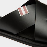 BALLY GLIDE CROSS STRAP SLIPPER