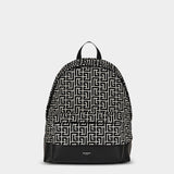 BALMAIN Classic Jacquard Backpack