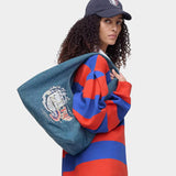A.P.C. x MARC JACOBS 聯名限量 牛仔 Sack 包