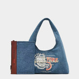 A.P.C. x MARC JACOBS 聯名限量 牛仔 Sack 包