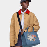 A.P.C. x MARC JACOBS 聯名限量 牛仔中型托特包
