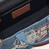 A.P.C. x MARC JACOBS 聯名限量 牛仔中型托特包