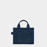 MARC JACOBS 小型水晶丹寧托特包