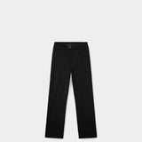 DIESEL DLogo高腰直筒褲