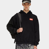 DIESEL 紅色Logo連帽上衣