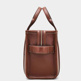 A.P.C. X MARC JACOBS 聯名限量 棕色皮革托特包