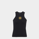 BALMAIN 金屬Logo無袖背心上衣