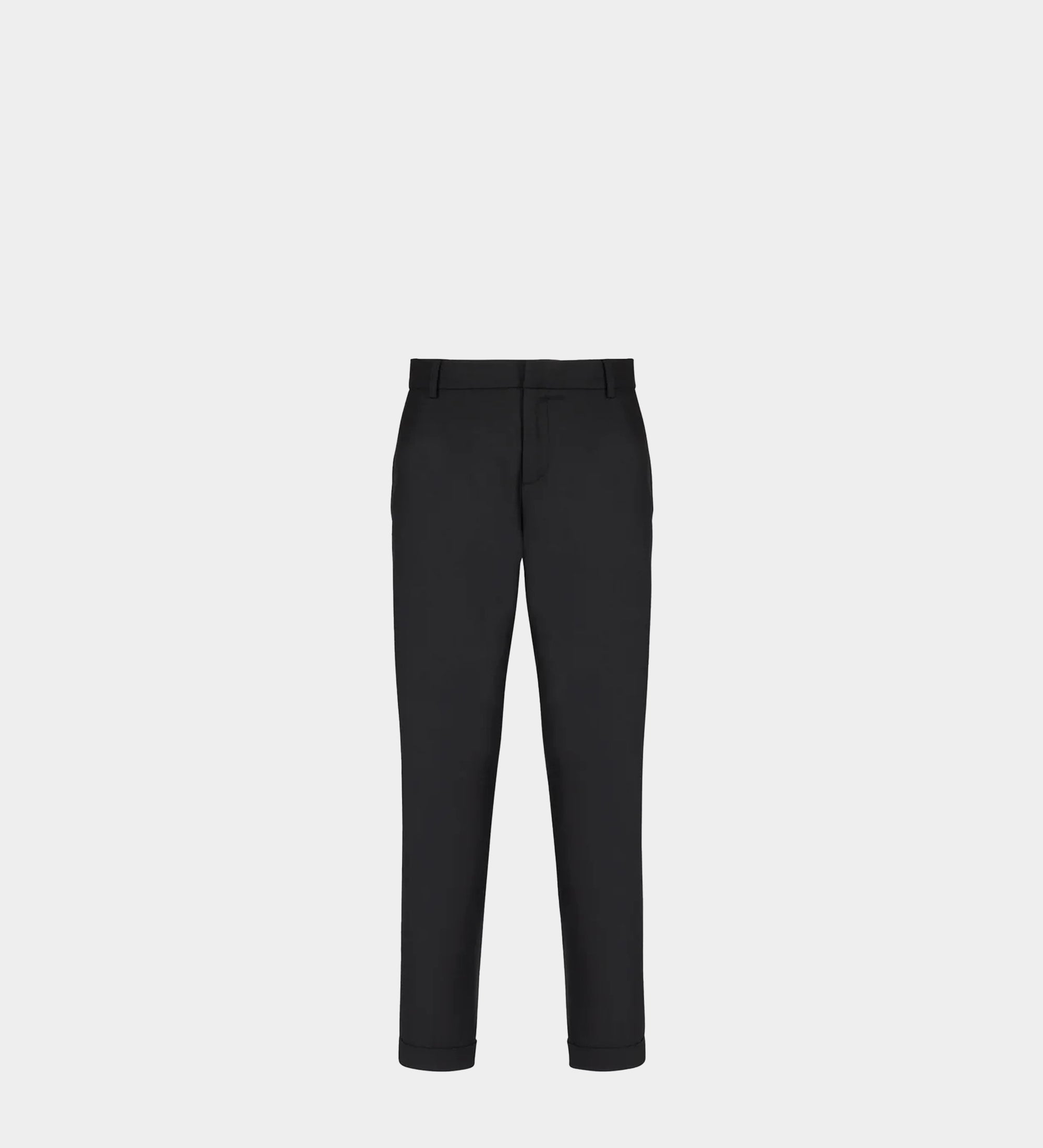 BALMAIN Classic fit wool straight-leg trousers