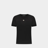 DOLCE&GABBANA Metal LOGO Short Sleeve T-shirt