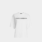 DOLCE&GABBANA English lettering printed T-shirt