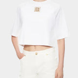 BALMAIN LOGO 簡約經典短版上衣