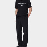 DOLCE&GABBANA Milano Logo Embroidered T-shirt