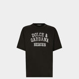 DOLCE&GABBANA HEROES LOGO 男款 T-shirt
