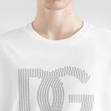 DOLCE&GABBANA 水鑽 LOGO T-shirt