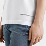 DOLCE&GABBANA 水鑽 LOGO T-shirt