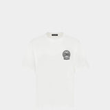 DOLCE&GABBANA 刺繡 LOGO 圖章 男款 T-shirt