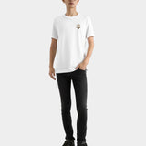DOLCE&GABBANA crown emblem LOGO embroidered T-shirt
