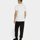 DOLCE&GABBANA handwritten LOGO embroidered T-shirt