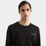 DOLCE&GABBANA embroidered logo long-sleeved T-shirt