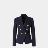 Balmain button-down wool classic jacket/women