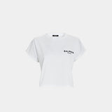 Balmain LOGO 短版T恤 / 女