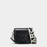 MARC JACOBS The Covered J Marc Black Saddle Bag