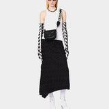 MARC JACOBS The Covered J Marc Black Saddle Bag