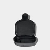 MARC JACOBS The Covered J Marc Black Saddle Bag