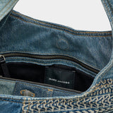 MARC JACOBS patchwork denim shoulder bag
