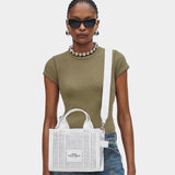 MARC JACOBS Small rhinestone canvas tote