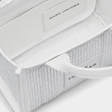 MARC JACOBS Small rhinestone canvas tote