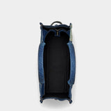 MARC JACOBS Large patchwork denim tote bag