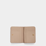MARC JACOBS 拉鏈素面 LOGO 小型皮夾