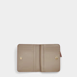 MARC JACOBS 拉鏈素面 LOGO 小型皮夾