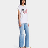 BALMAIN 芭蕾火鶴印花短袖 T-shirt