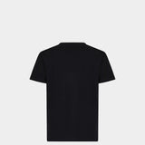 BALMAIN 棕櫚樹標誌短袖棉質 T-Shirt