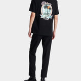 BALMAIN 小棕櫚樹標誌直筒版型 T-Shirt