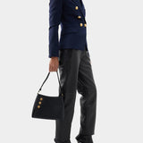 BALMAIN Emblème Classic Lion Head Buckle Shoulder Bag