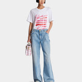 BALMAIN Lipstick Print T-shirt
