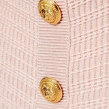 BALMAIN 粉色針織短裙
