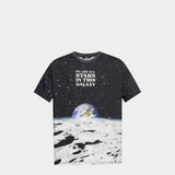 BALMAIN 星際宇宙印花 T-shirt