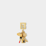 BALMAIN Beauty Charms 水晶黃銅胸針